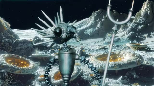 Shepherds of the Moon: A Handmade Stop-Motion Sci-Fi Vignette by bluworm