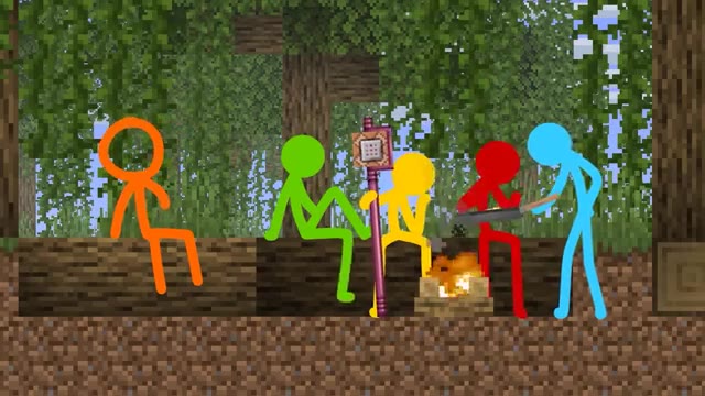 Hardcore Manhunt - Animation vs. Minecraft Shorts Ep 37 by Alan Becker
