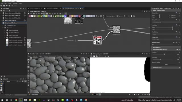 Tutorial: Creating Beach Cobbles With ZBrush & Substance 3D Designer by Amber Rutherford