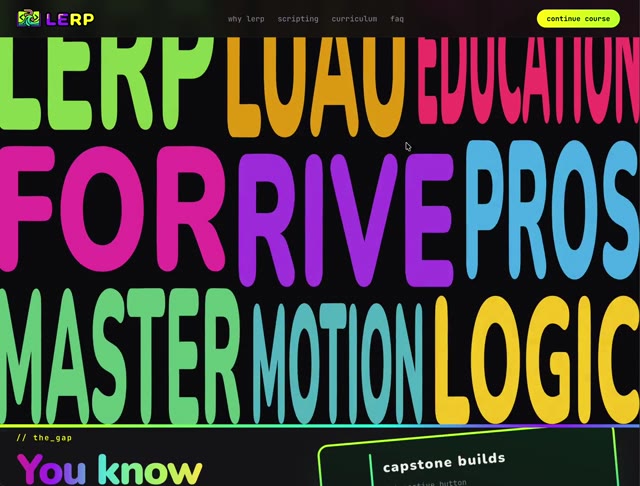 Free course for creative coding inside Rive: procedural graphics, generative geometry, interactive visuals with Luau scripting by igusin