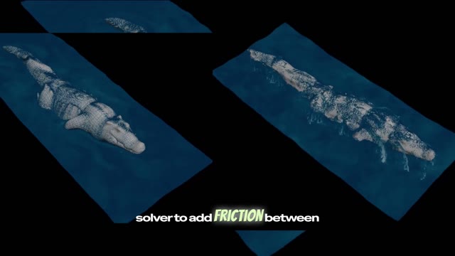 Crocodile Death Roll - Technical Breakdown - Houdini by IndianVFXSchool