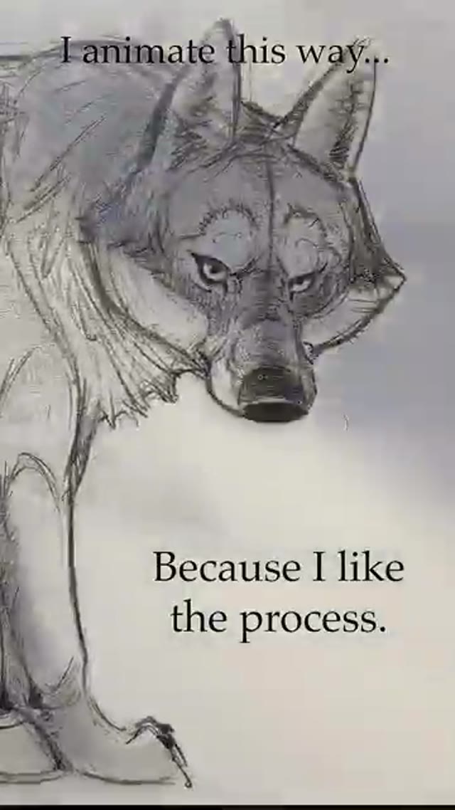 Animation drawn on paper. I’ll do this until I can no longer hold a pencil. by The Art of Aaron Blaise